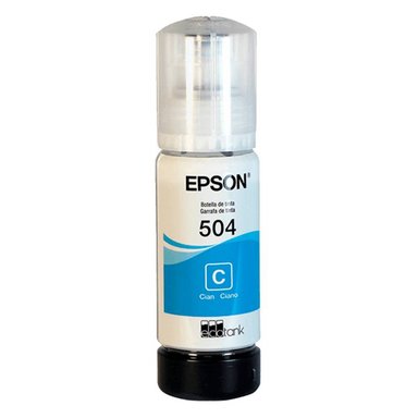 TINTA EPSON T504220 CIAN BOTELLA 504 ORIGINAL