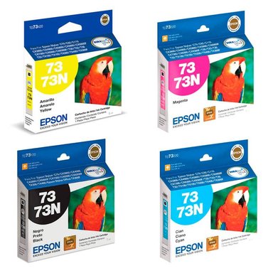 TINTA EPSON MULTICOLOR JUEGO 73N ORIGINAL
