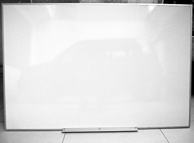 PIZARRA GRANDE TIPO ACRÍLICA BLANCA 240 X 120 CM