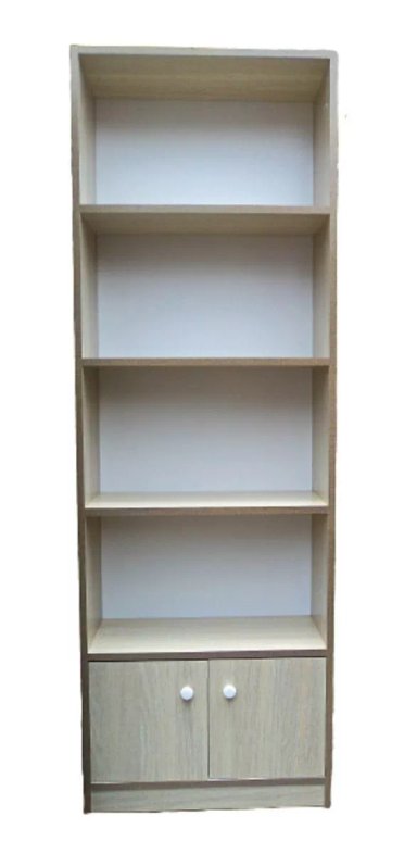 LIBRERO MARRÓN CLARO ESTANTE ORGANIZADOR OFICINA HOGAR MELAMINA NUEVO