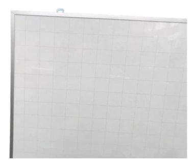 PIZARRA GRANDE ACRÍLICA BLANCA CUADRICULADA 240 X 120 CM