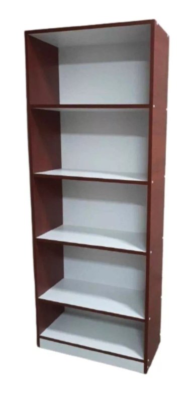 ESTANTE MARRÓN CLARO BIBLIOTECA ARCHIVADOR MELAMINA GRANDE