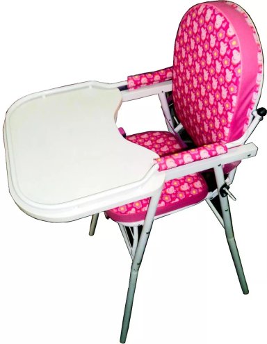 SILLA COMER NUEVAS ROSADO PARA BEBE NIÑO NIÑA