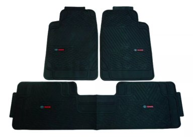 SET DE 3 PISOS AUTOTECH DE JEBE EN PVC PESADO PARA AUTOS Y CAMIONETAS TOYOTA