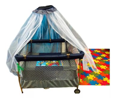 CUNA PERÚ CORRAL BEBÉ CON 2 NIVELES NUEVA