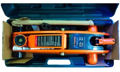 GATA TRUPER NUEVA HIDRÁULICA TIPO LAGARTO 2.5 TONELADAS CON ESTUCHE