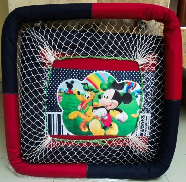 CORRAL PERÚ SÚPER ACOLCHADO MULTICOLOR CON RUEDAS