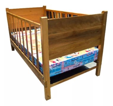 CUNA PERÚ 1.5 PLAZAS MADERA CAMA