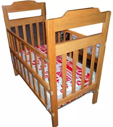 CUNA PERÚ MADERA BEBÉ NO INCLUYE COLCHÓN