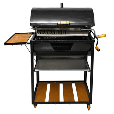 PARRILLA GRILL SHOP NEGRO ACERO INOXIDABLE 2 EN 1 - 3