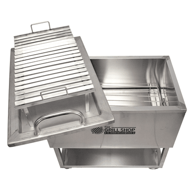 CAJA CHINA GRILL SHOP GRANDE FULL ACERO INOXIDABLE - 3