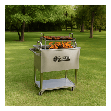 CAJA CHINA GRILL SHOP MEDIANA FULL ACERO INOXIDABLE - 5
