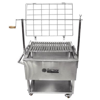 CAJA GRILL SHOP CHINA GRANDE 3 EN 1 FULL ACERO INOXIDABLE - 4
