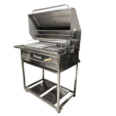 PARRILLA GRANDE CON TAPA AMERICANA CON MOTOR DE ACERO - 2