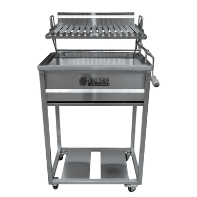 PARRILLA A CARBÓN DE ACERO INOX REGULABLE - 2