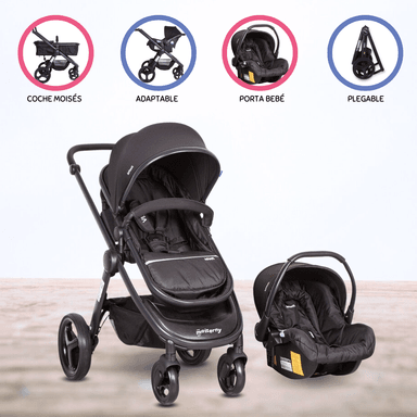 COCHE TRAVEL SYSTEM INFANTI «VIBE» NEGRO PARA BEBÉ