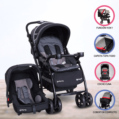 COCHE CUNA TRAVEL SISTEM PARA BEBÉ «BRAVIAR» BLUE