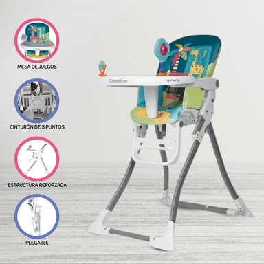 SILLA DE COMER PARA BEBÉ «RIO» BLUE