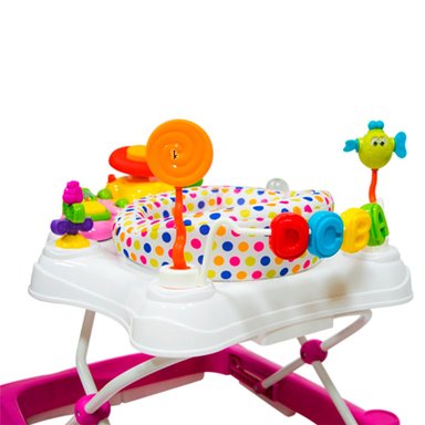 ANDADOR EBABY CON ASIENTO GIRATORIO LESSI PINK - 2