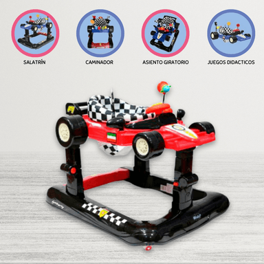 ANDADOR EBABY CAMINADOR PAR BEBÉS DELMI RED