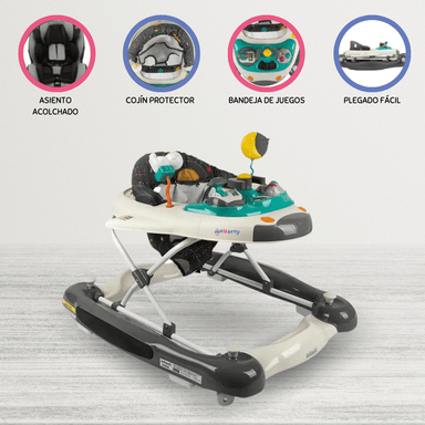 ANDADOR INFANTI MECEDORA PARA BEBÉS NAVE ESPACIAL GREY