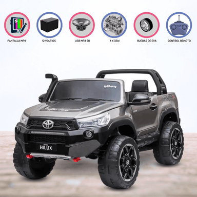 CARRO A BATERÍA 4X4 PARA NIÑOS TOYOTA «HILUX» RED - 1