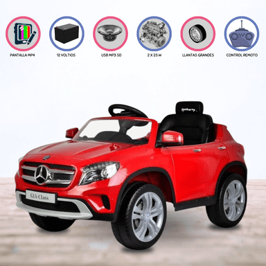 CAMIONETA A BATERÍA PARA NIÑOS »GLA CLASS» RED - 1