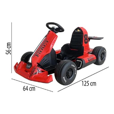 CARRO A BATERÍA PARA NIÑOS FANCY «SPEED 8» RED - 3