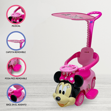 CORREPASILLO DISNEY MINNIE MOUSE ROSADO 2EN1 Y ACTIVIDADADES PARA BEBÉS - 1