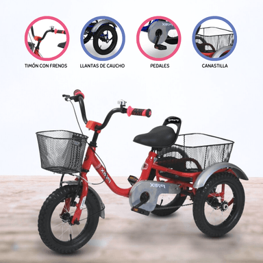TRICICLO CHAVO CON CADENA BABYGO «CADENA» PINK - 1