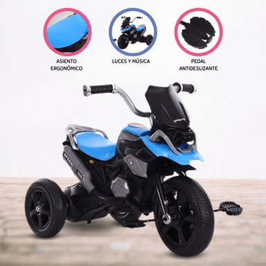 MOTO A PEDAL CUZKA DERBI NARANJA PARA NIÑOS - 1
