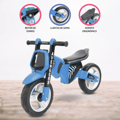 BICICLETA DE BALANCE ZERO AZUL PARA NIÑOS RED
