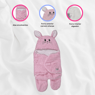 SACO DE DORMIR PARA BEBÉ »RABBIT» BROWN