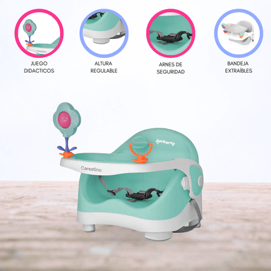 SILLA DE COMER ADAPTABLE «BOOSTER» LIGHT GREEN