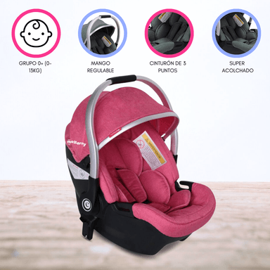 PORTABEBÉ DE LUJO «MACIEL DELUXE» PURPLE