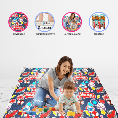 ALFOMBRA INFANTIL PLEGABLE «EDUCA» GREEN