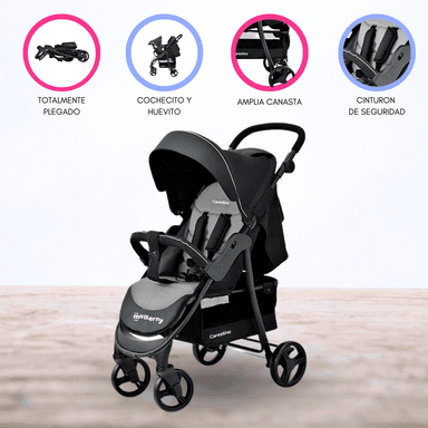 COCHE TRAVEL SYSTEM  «CITY V2» GRIS