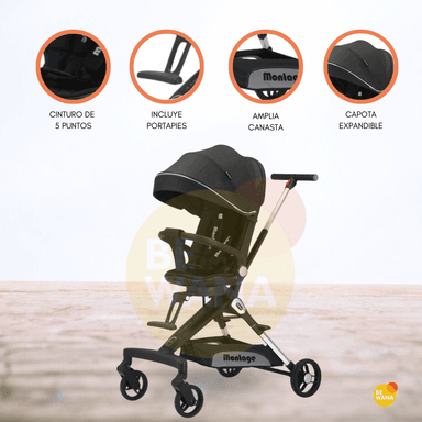 COCHE TRAVEL SYSTEM CUZKA MONTAGE DEPORTIVO BEBÉ