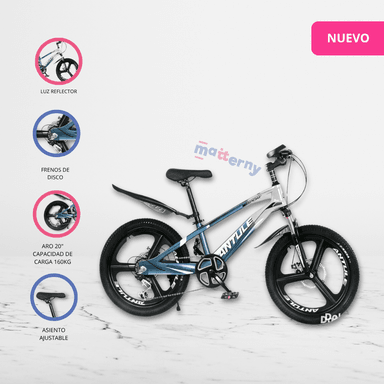 BICICLETA ARO 20 CON ESTRUCTURA DE TITANIO «MAGNUM» BLUE - 1
