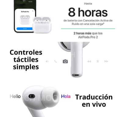 AIRPODS PRO 3 CON CANCELACIÓN DE RUIDO Y TRADUCCIÓN EN VIVO - 4