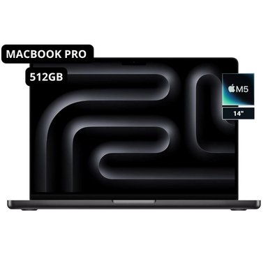 MACBOOK PRO 14' (M5) 16 GB RAM + 512 GB SSD - SPACE BLACK (TECLADO AMERICANO)