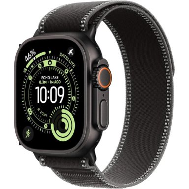 APPLE WATCH ULTRA 2 49MM BLACK TITANIUM - TRAIL LOOP M-L
