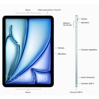 IPAD AIR 11'' CHIP M4 WIFI 128GB - BLUE - 5