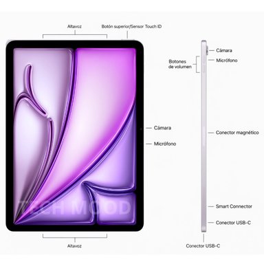 IPAD AIR 11'' CHIP M4 WIFI 128GB - PURPLE - 5