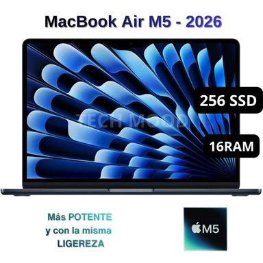 MACBOOK AIR 13” 16GB RAM 256GB SSD M5 TECLADO INGLÉS - MIDNIGHT - 1
