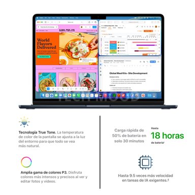 MACBOOK AIR 13” 16GB RAM 256GB SSD M5 TECLADO INGLÉS - MIDNIGHT - 4