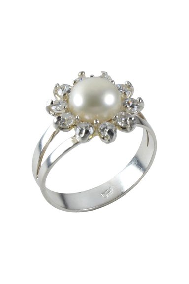 SORTIJA RELISE SOLE PLATA LEY 950 TALLA 8 - 1