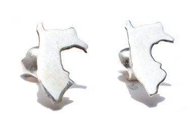 ARETE RELISE PERU PLATA LEY 950 MAPA