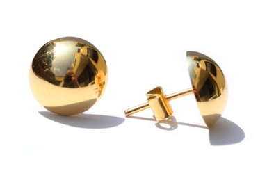 ARETE RELISE MB NRO. 11 ORO 18K AMARILLO MEDIA BOLA