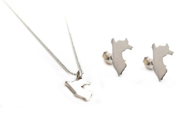 COLLAR Y ARETES RELISE KIT PERU PLATA LEY 950